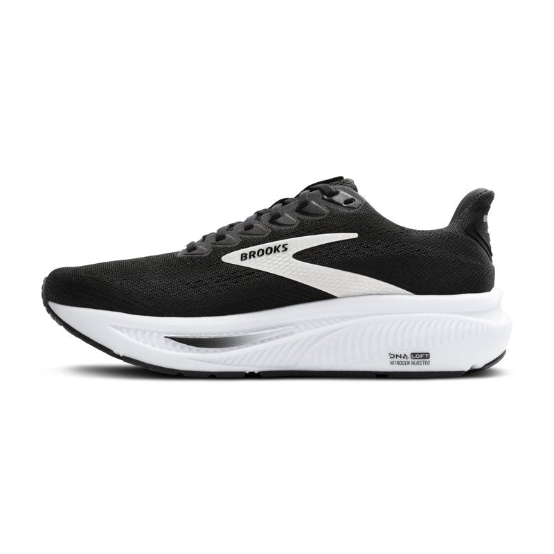 Brooks Women’s Ghost 17 Neutral Running Shoe - Black/Grey/White - 9.5 Medium