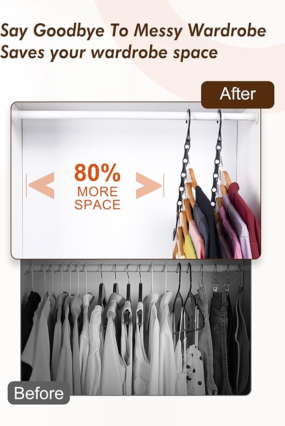 HOUSE DAY Closet Organizers and Storage 12 Pack, College Dorm Room Essentials