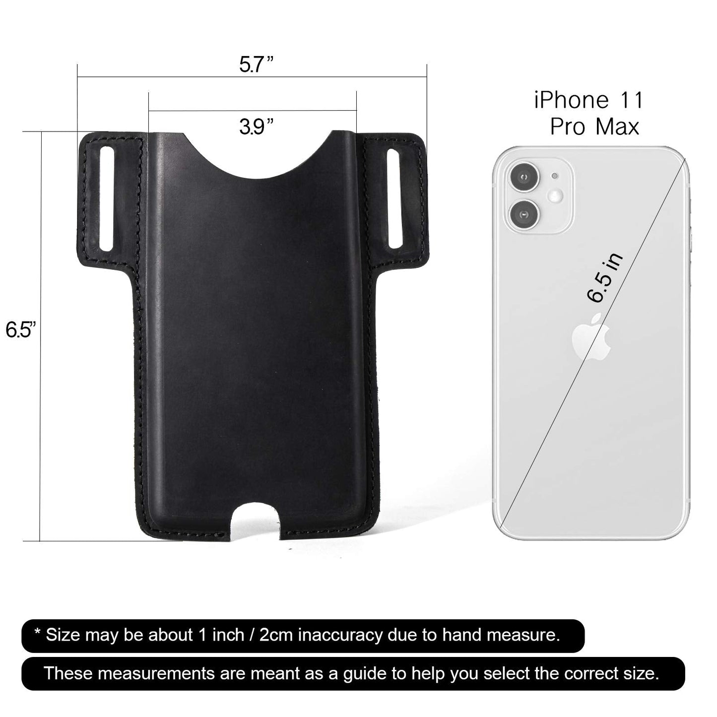 Gentlestache Leather Phone Holster, Cell Phone Case, Belt Loop Leather Pouch Sheath for Phone14 Pro Max/13 Pro Max, Galaxy S22 Ultra/S22+