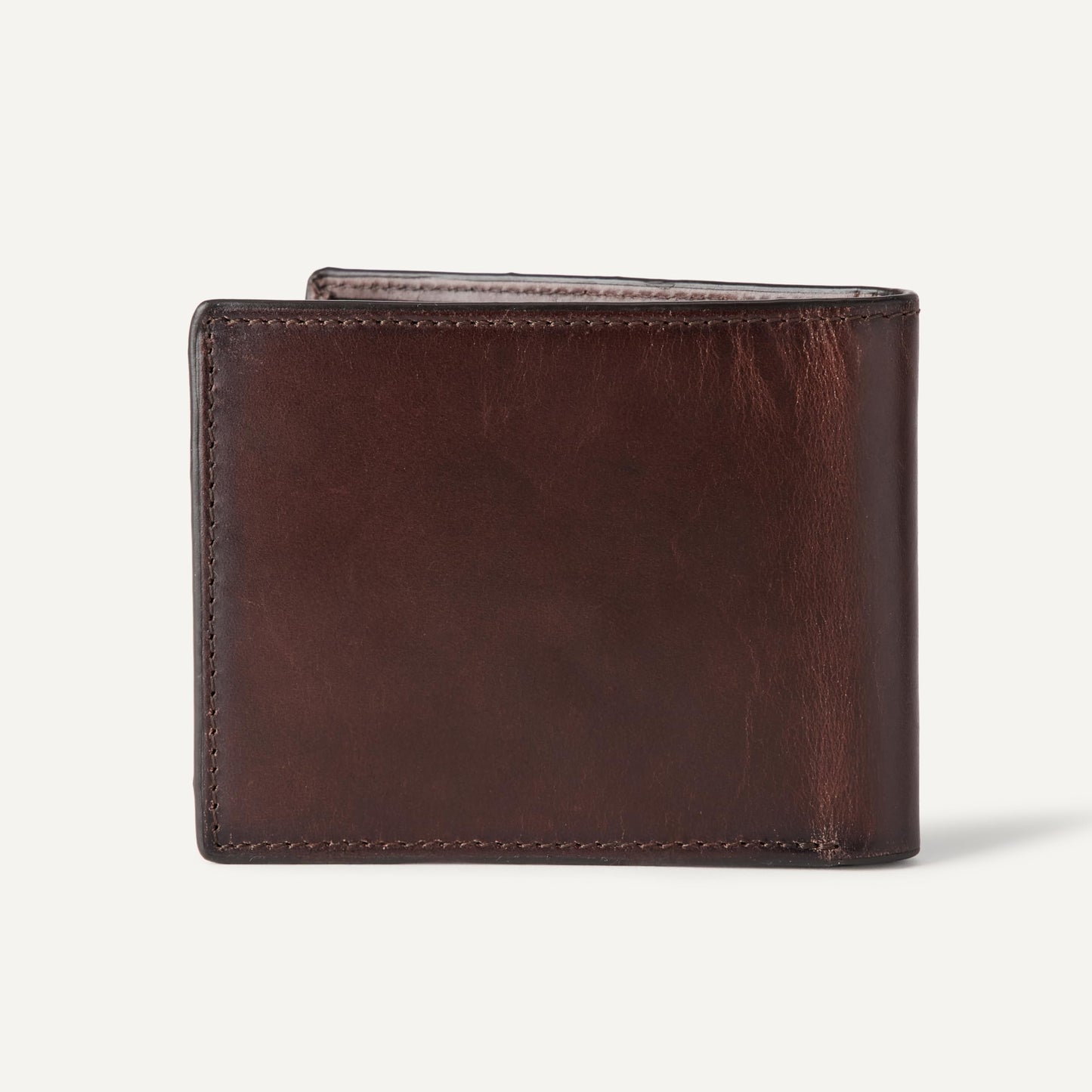 Amazon Essentials Men's Leather Bifold Wallet, Brown, One Size