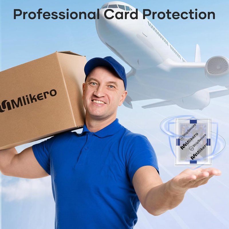 Trading Card Shipping Protectors - 120 Pack Plastic Sleeves with Tape Rolls | 3.5'' x 4.5'' Size for Safe Mailing