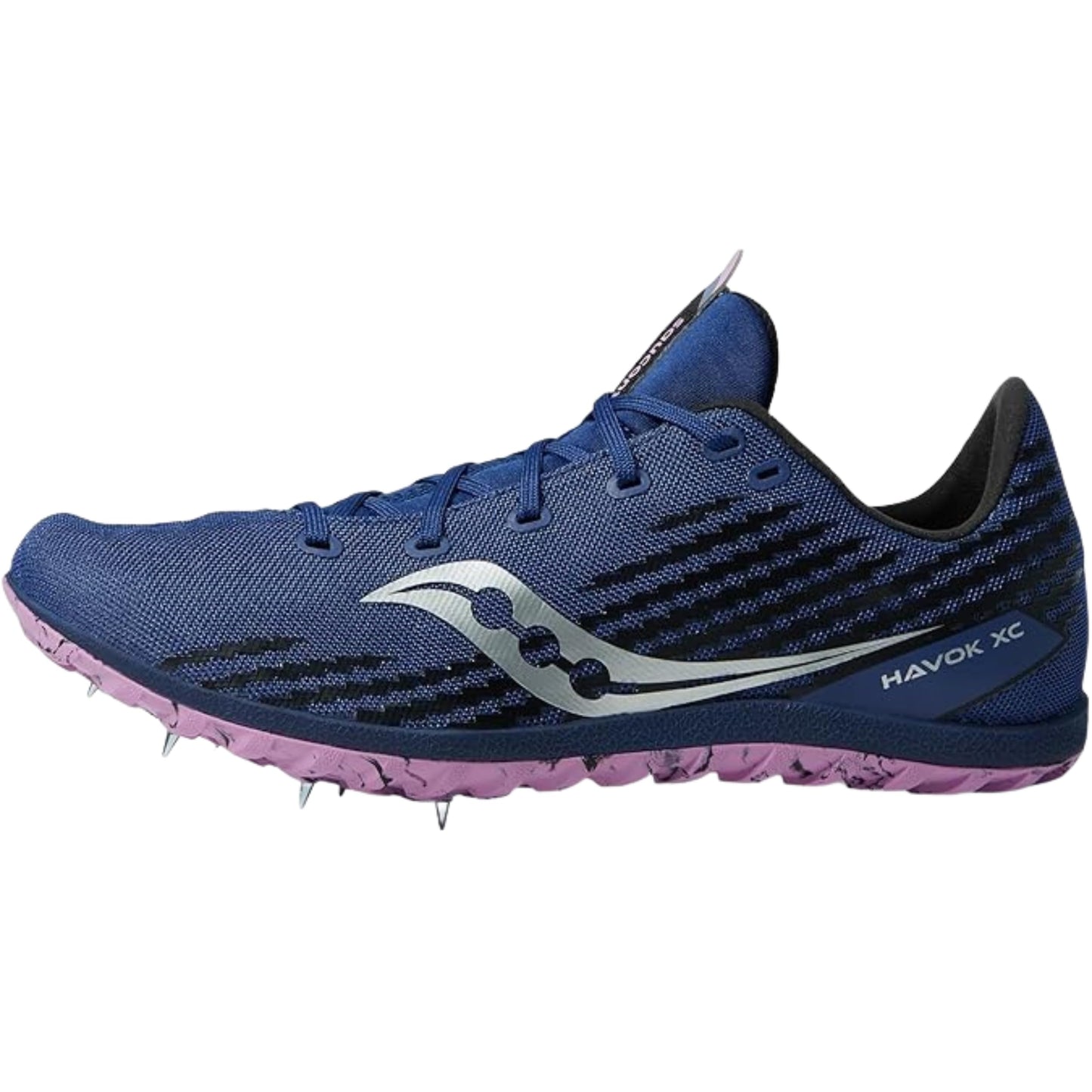 Saucony Women's Havok XC3 Spike Sneaker, Indigo, 12