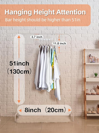 HOUSE DAY Closet Organizers and Storage, 16 Pack, Space Saving Hangers White