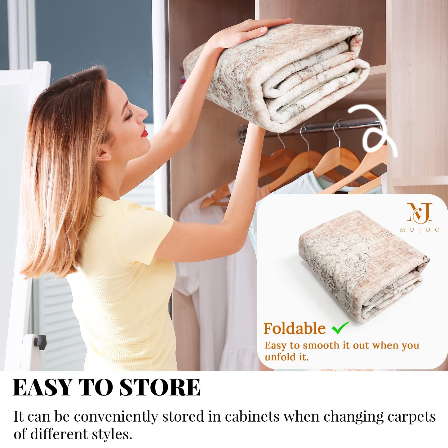 MUJOO Hallway Runner Rug 2'x8' Pink Long Rug Runners Boho Machine Washable Non Slip Carpet for Entryway Kitchen Bathroom Bedside Retro Soft Low-Pile Blossom