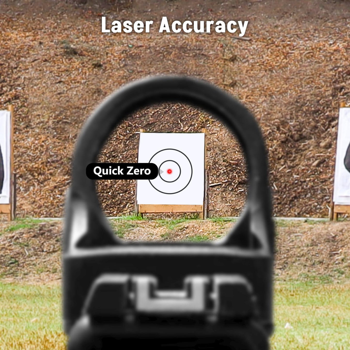 MidTen Red Laser Bore Sight 380AUTO Boresighter Red Laser Bore Sighter with 3 Sets of Batteries