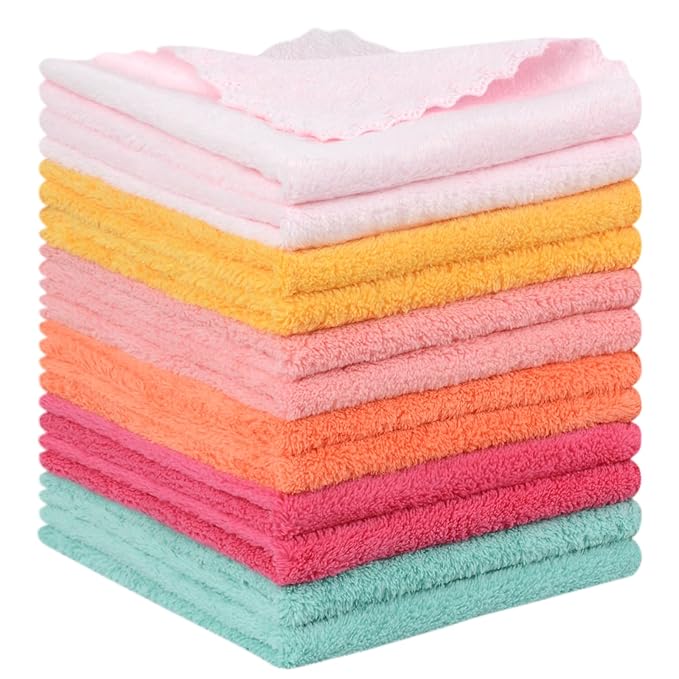 Microfiber Face Cloth Reusable Makeup Remover Facial Cleansing Towel Ultra Soft