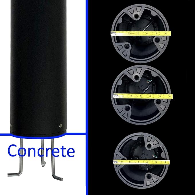 LightingLabs Led Bollard Landscape Lighting 20 Watts 39 Inch 3CCT 3000/4000/5000K 120-277V Outdoor Pathway Light Wired Ideal for Garden, Commercial and Driveway Rated IP65 ETL Listed