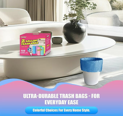 Mini Trash Bags 2 Gallon