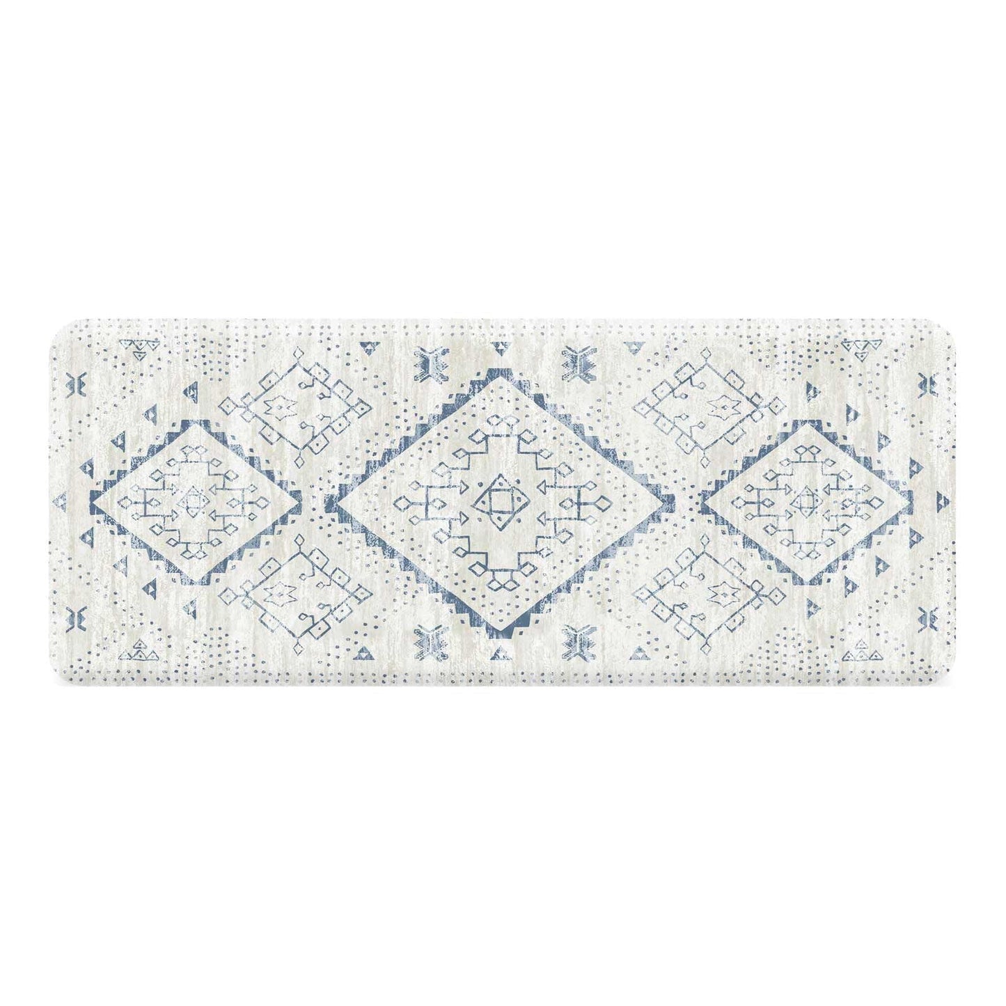 House of Noa Nama Standing Mat – Anti-Fatigue Kitchen Mats for Floor, Cushioned & Non-Slip Comfort Mat for Standing, Thick Foam Anti-Fatigue Mat for Kitchen & Workspaces, Ula Windmill 22" x 54"
