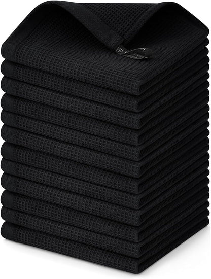 Homaxy 100% Cotton Waffle Weave Dish Cloths