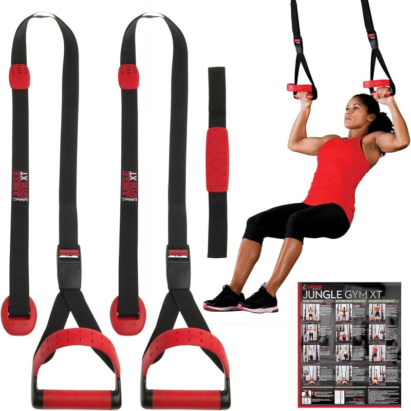 Lifeline Jungle Gym XT Suspension Trainer | Full-Body Workout System for Home Gym, Lightweight & Portable