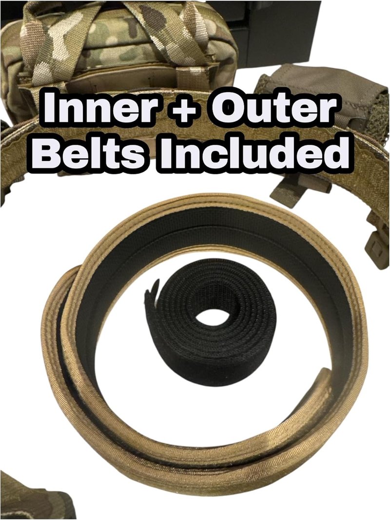Battle Belt of Truth Full Kit - IFAK Pouches, Inner & Outer Belt Included | Tactical Gear for Combat