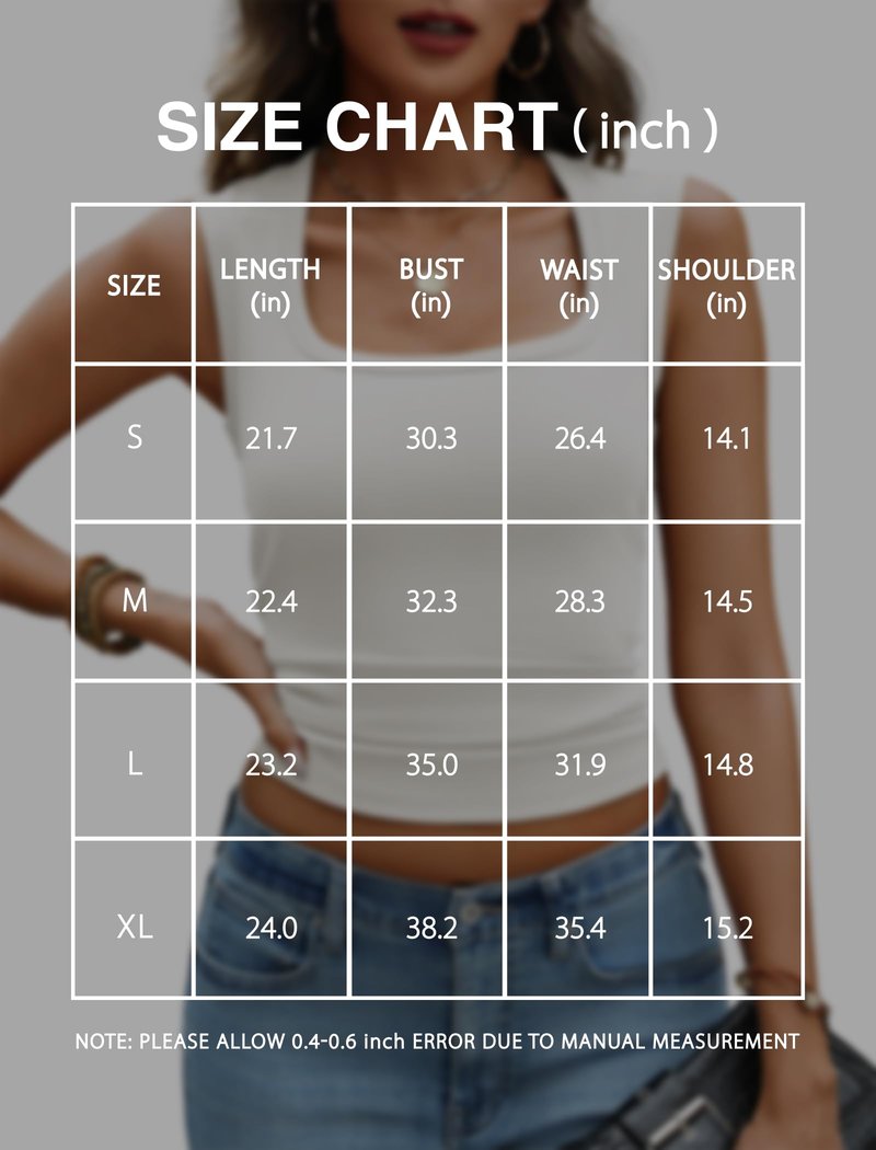 DCCISU Tank Tops for Women Summer Square Neck Trendy Sleeveless Basic Tee Slim Fit 2026 Going Out Top White