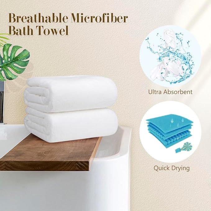Orighty Bath Towels Pack of 2