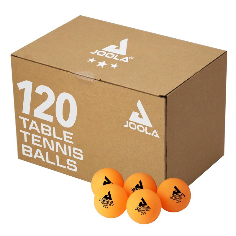 JOOLA Training 3 Star Table Tennis Balls 12, 60, or 120 Count - 40+mm Regulation Bulk Ping Pong Balls for Competition and Recreational Play - Fun as a Cat Toy - Indoor & Outdoor Compatible(Pack of 9)