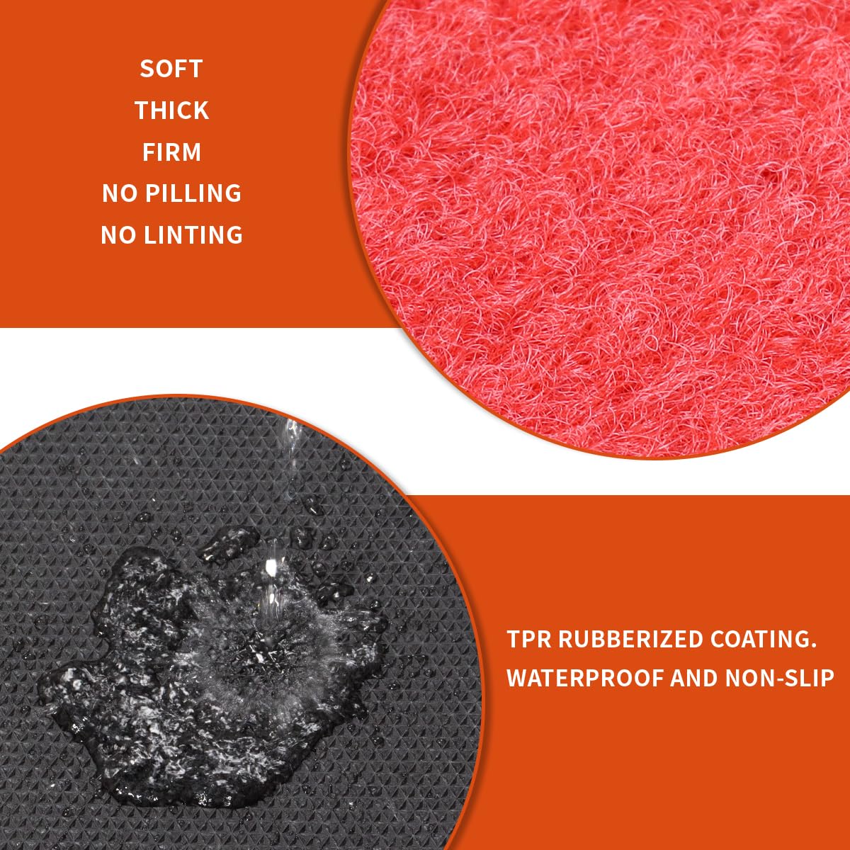 Extra Thick Red Carpet Runner 3x10 ft,Non-Slip TPR Rubber Backing 450 GSM Non-Slip Waterproof Aisle Rug for Weddings, Parties, Events, Graduation & Award Events