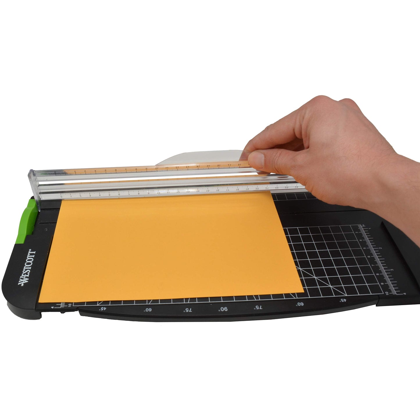 Westcott Paper Cutter 12" Paper Trimmer Scrapbooking Tool, Black
