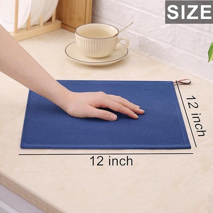 Homaxy 100% Cotton Waffle Weave Dish Cloths