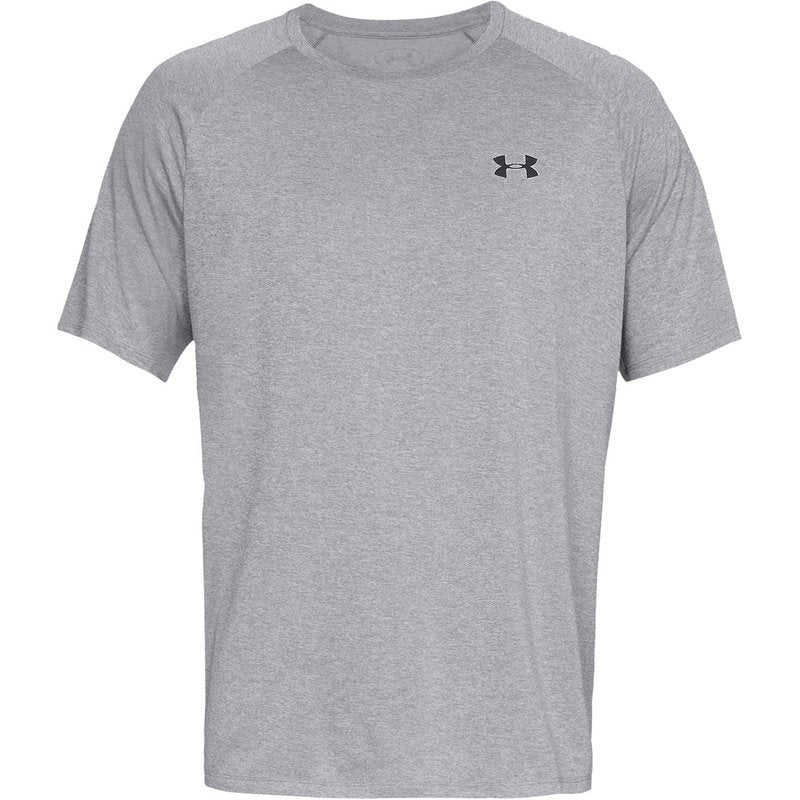 Under Armour Men's Tech 2.0 Short-Sleeve T-Shirt, Steel Light Heather (036)/Black, X-Small