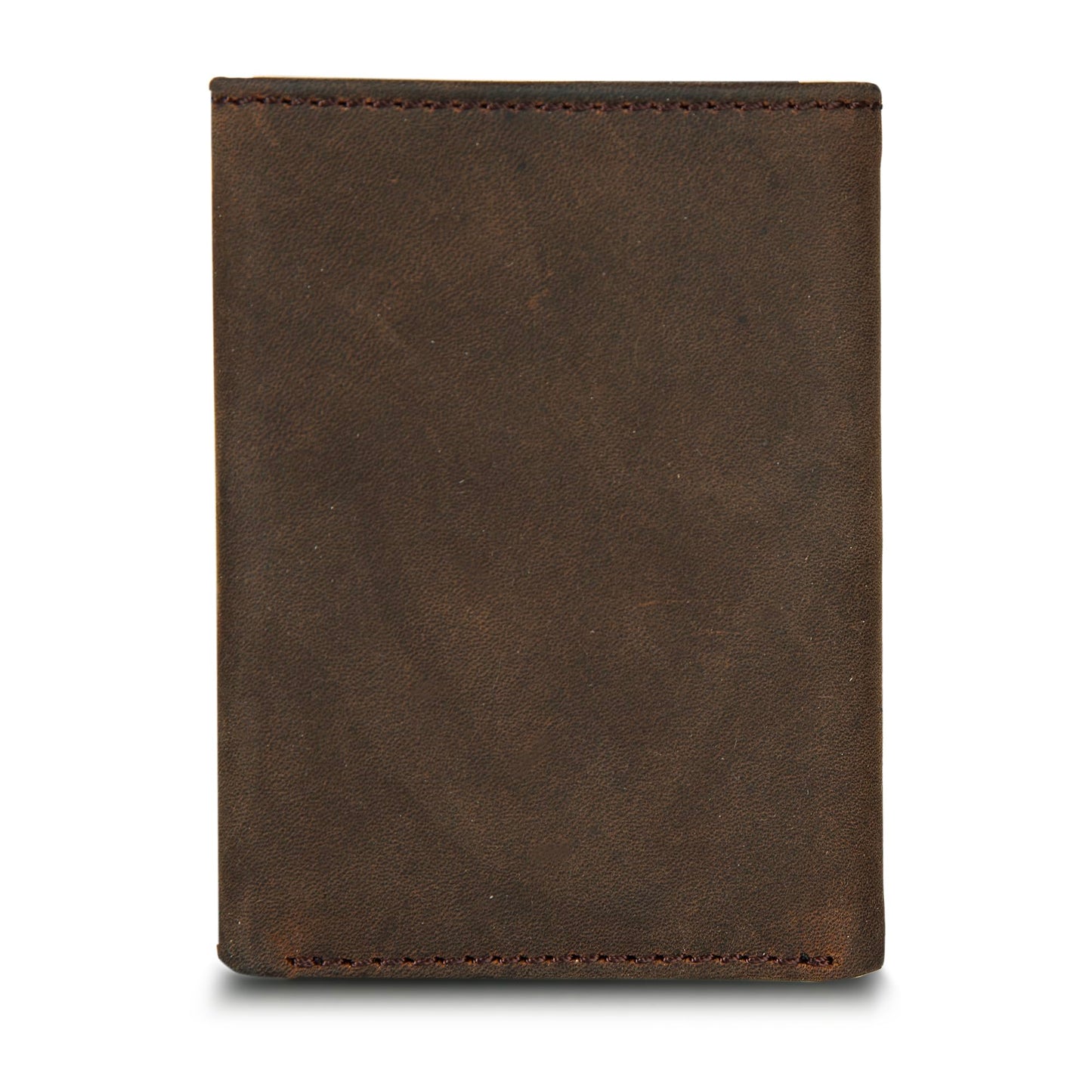 Eddie Bauer Men Signature Trifold Wallet (Available in Ripstop Nylon, Cotton Canvas, or Leather), Tan, One Size