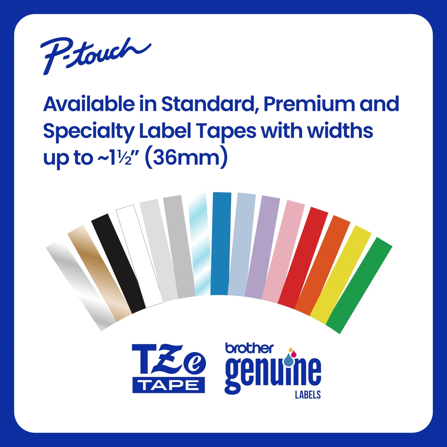 Brother Genuine P-Touch TZE-241 Tape, 3/4" (0.70") Standard Laminated P-Touch Tape, Black on White, Perfect for Indoor or Outdoor Use, Water Resistant, 26.2 Feet (8M), Single-Pack