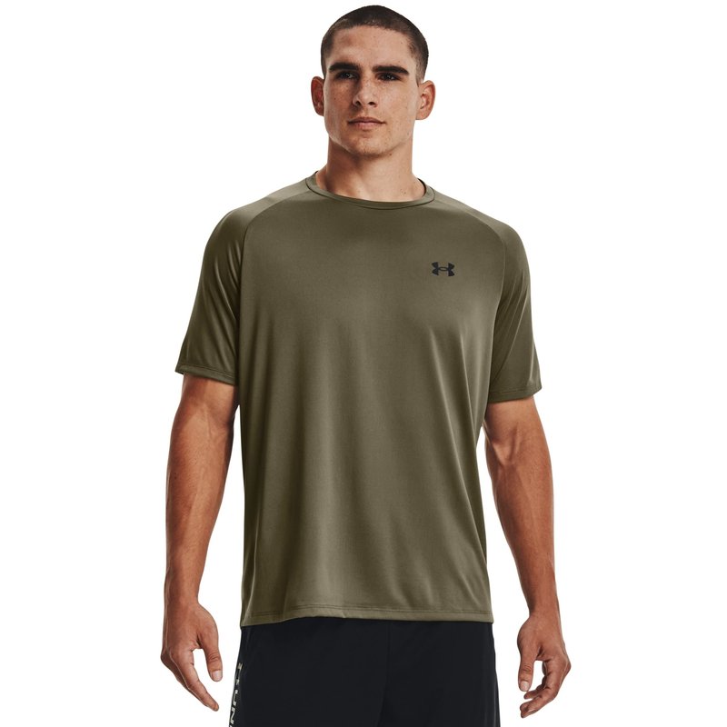 Under Armour Men's Tech 2.0 Short-Sleeve T-Shirt, Tent (361)/Black, Small