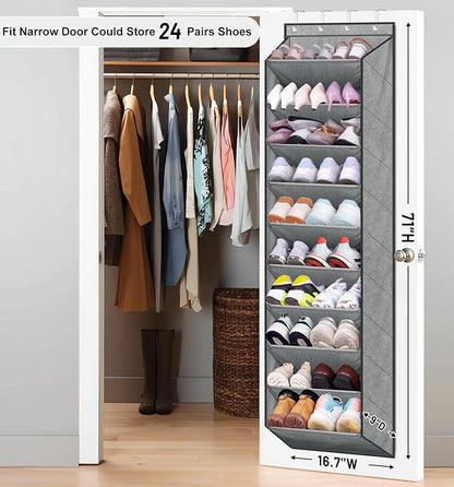 SLEEPING LAMB Over The Door Shoe Organizer