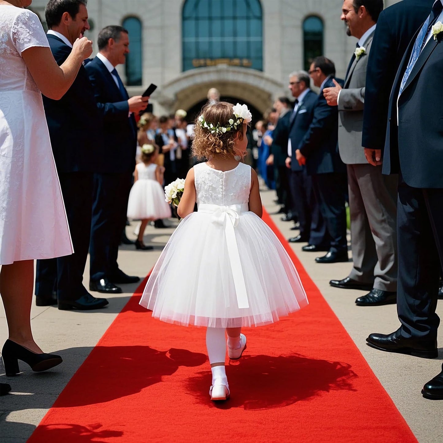 Red Carpet Runner 3x10 ft, Extra Thick 450 GSM Aisle Runner Rug, Non Slip 480 GSM TPR Rubber Backed Event Carpet Runner for Wedding, Party, Prom, Hollywood Runway, VIP Entrance