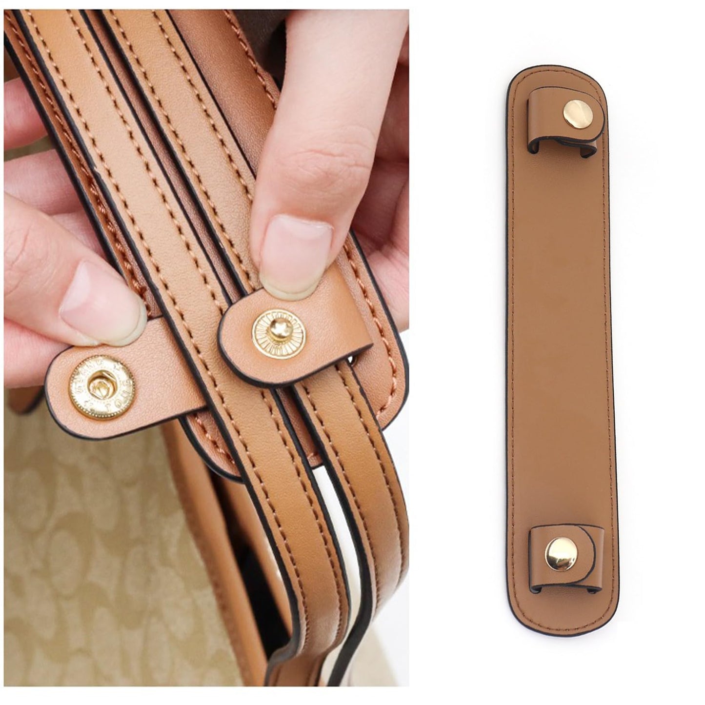 RYYXZXL Vachetta Leather shoulder pads Leather shoulder strap pads for designing stylish decompression handbag bags