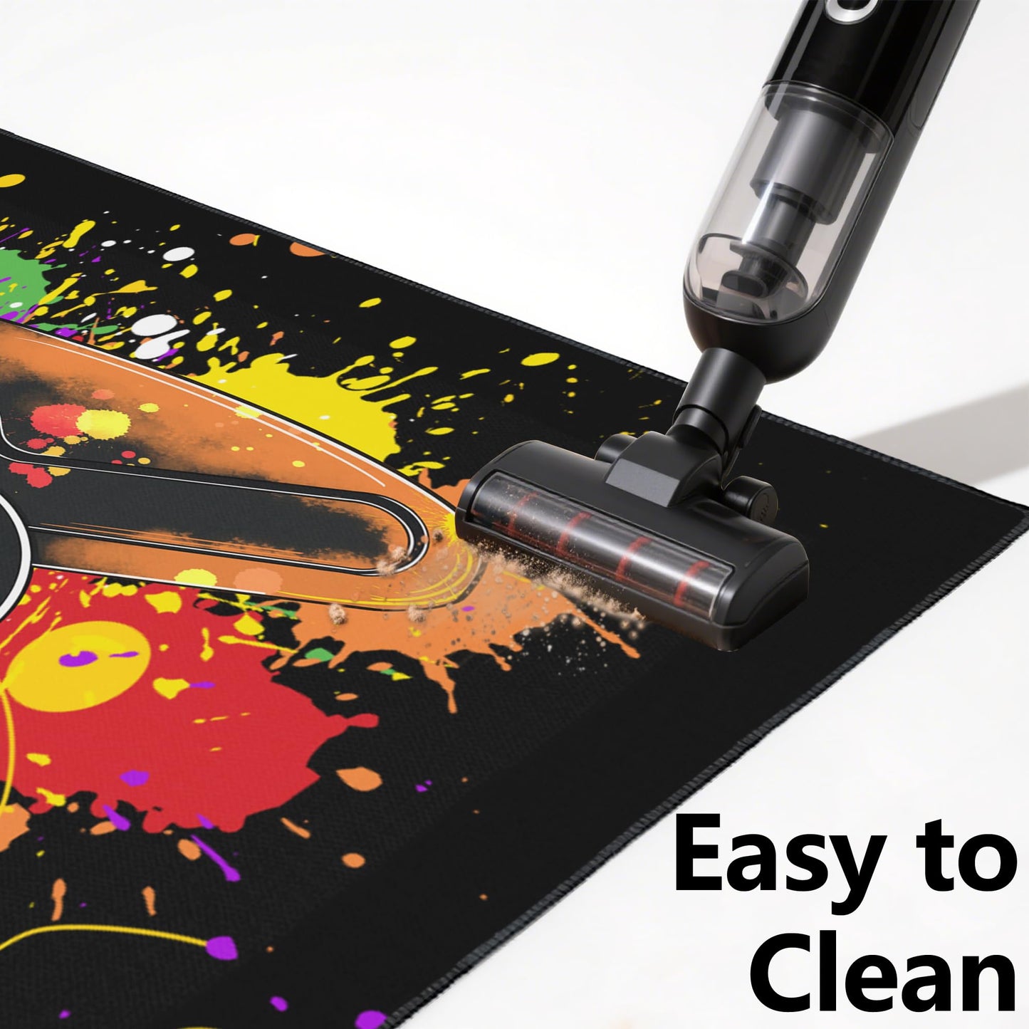 Vesocro Gaming Rug for Room,3x5 ft Non-Slip Cool Gamer Carpet for Bedroom Livingroom and Game Room Rug Decor