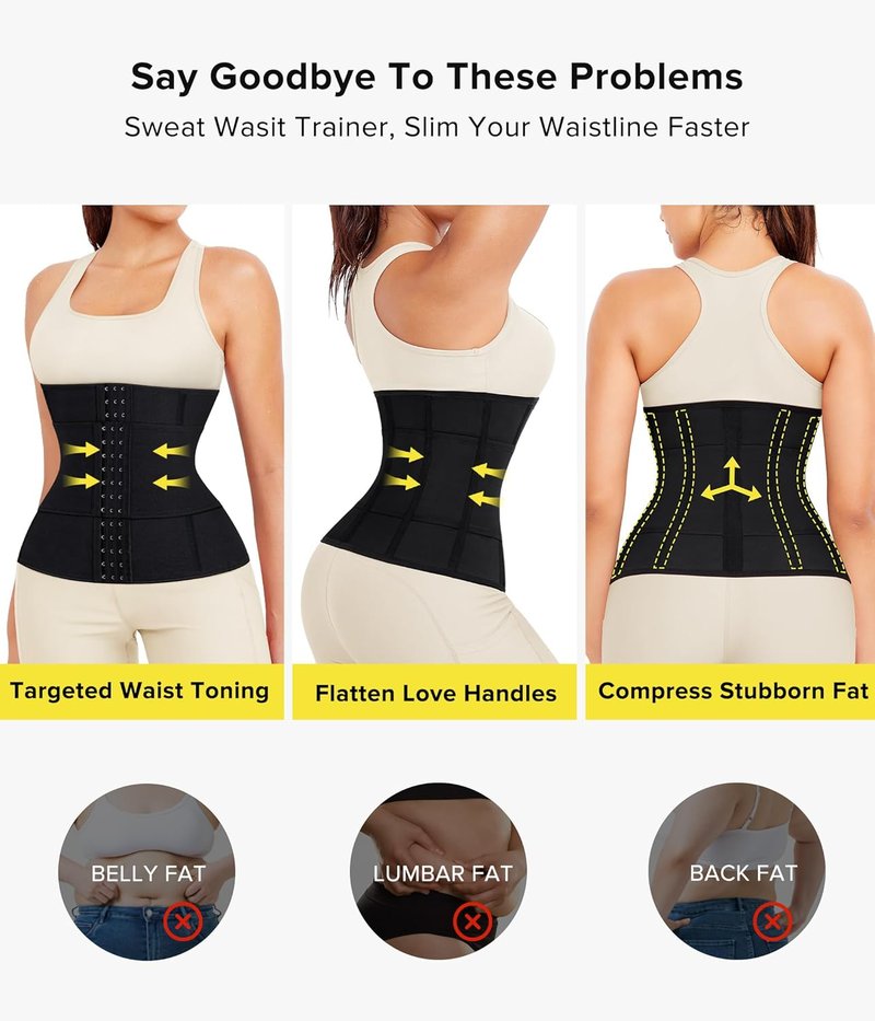 Waist Trainer for Women - Tummy Control Shapewear Body Cincher | Segmented Design for Enhanced Shaping
