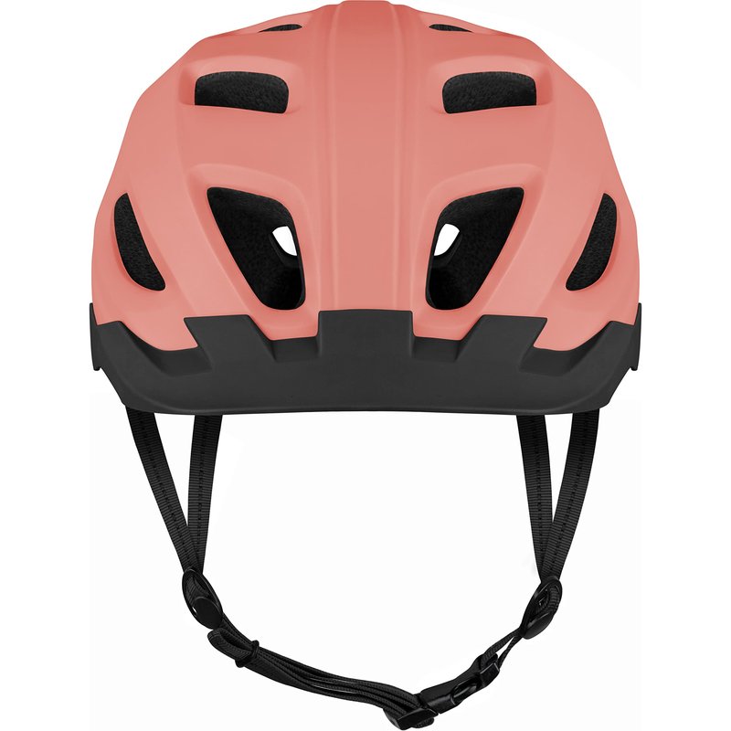 Retrospec Lennon Bike Helmet with LED Safety Light Adjustable Dial & Removable Visor - Adjustable Bicycle Helmet for Adult Men & Women - Matte Melon One Size