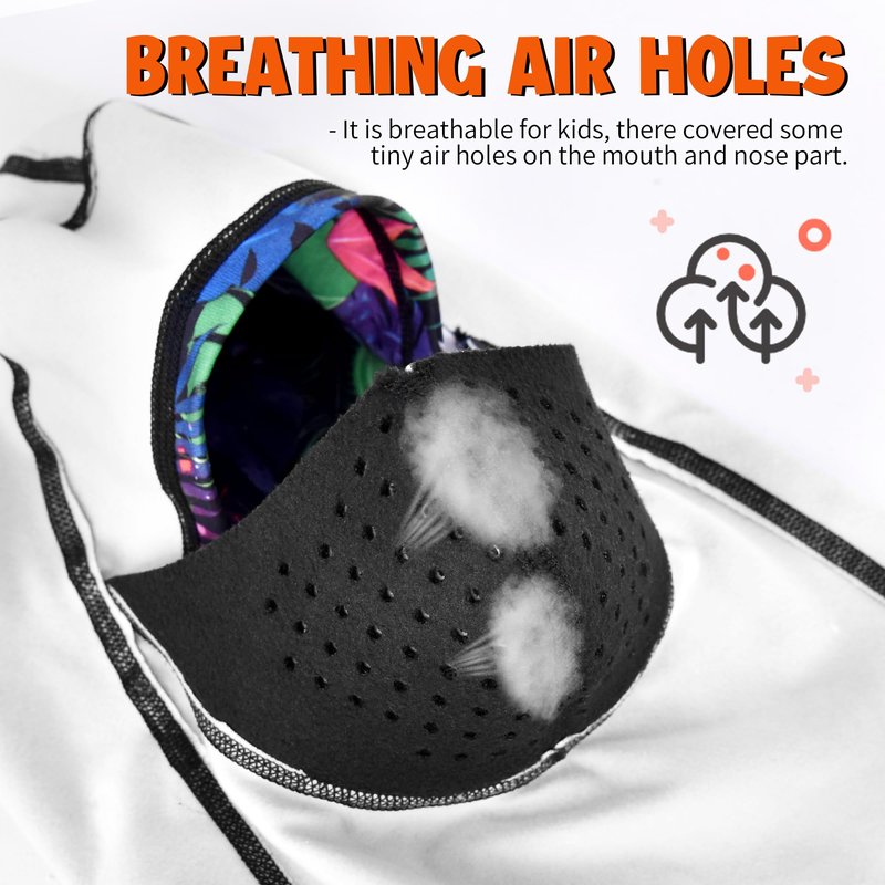Botack Kids Ski Mask, Winter Warm Breathable Balaclava Face Mask for Boys Girls Snowboarding Snow Sports