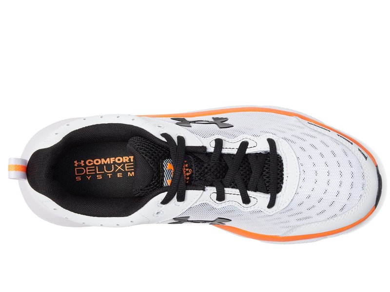 Under Armour Men's Charged Assert 10 Shoes, (101) White/White/Black, 11.5 X-Wide
