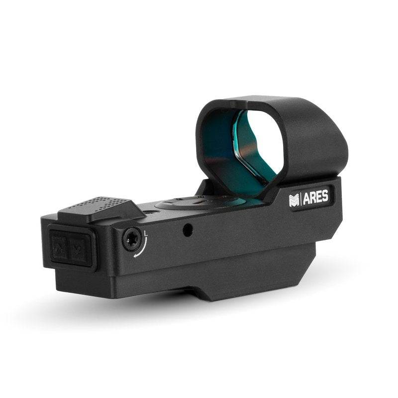 Monstrum Ares V2 Open Reflex Dot Sight for Rifles and Long Guns | with Shake Awake Illumination | Green Dot | A1 Circle Cross Reticle