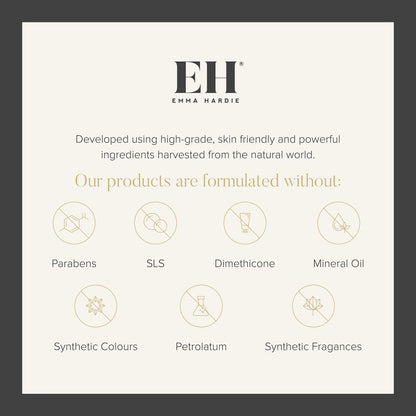 Emma Hardie 100ml Moringa Cleansing Balm with Cleansing Cloth Set, No-Rinse Formula Removes Face & Eye Make Up, Moisturizes & Hydrates the Skin, Natural & Cruelty Free, Vegan & Cruelty Free