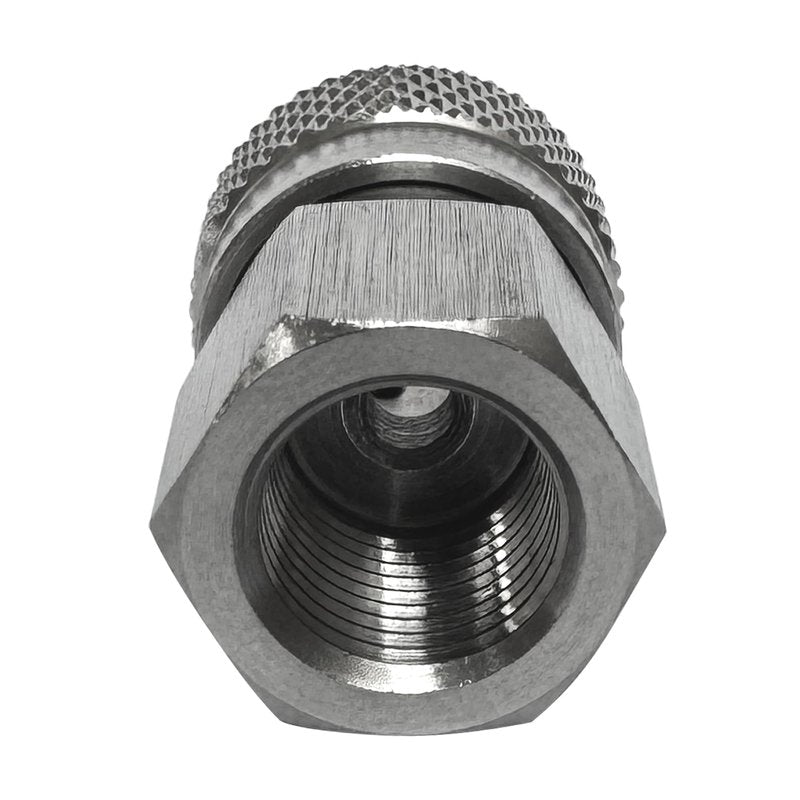 HMKUGO Paintball PCP Female Thread Stainless Steel Coupler HPA CO2 Air Tank Refill Connector Quick Disconnect Quick Release Adapter Fitting