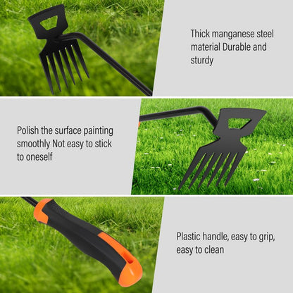 Darligame Weed Remover Tool,Portable Garden Weeder Tool,Gardening Weeding Tools,Manganese Steel Weeding Tools,for Hand Weeder for Vegetable Gardening Backyard Farm Planting & Uprooting Weeding Tool