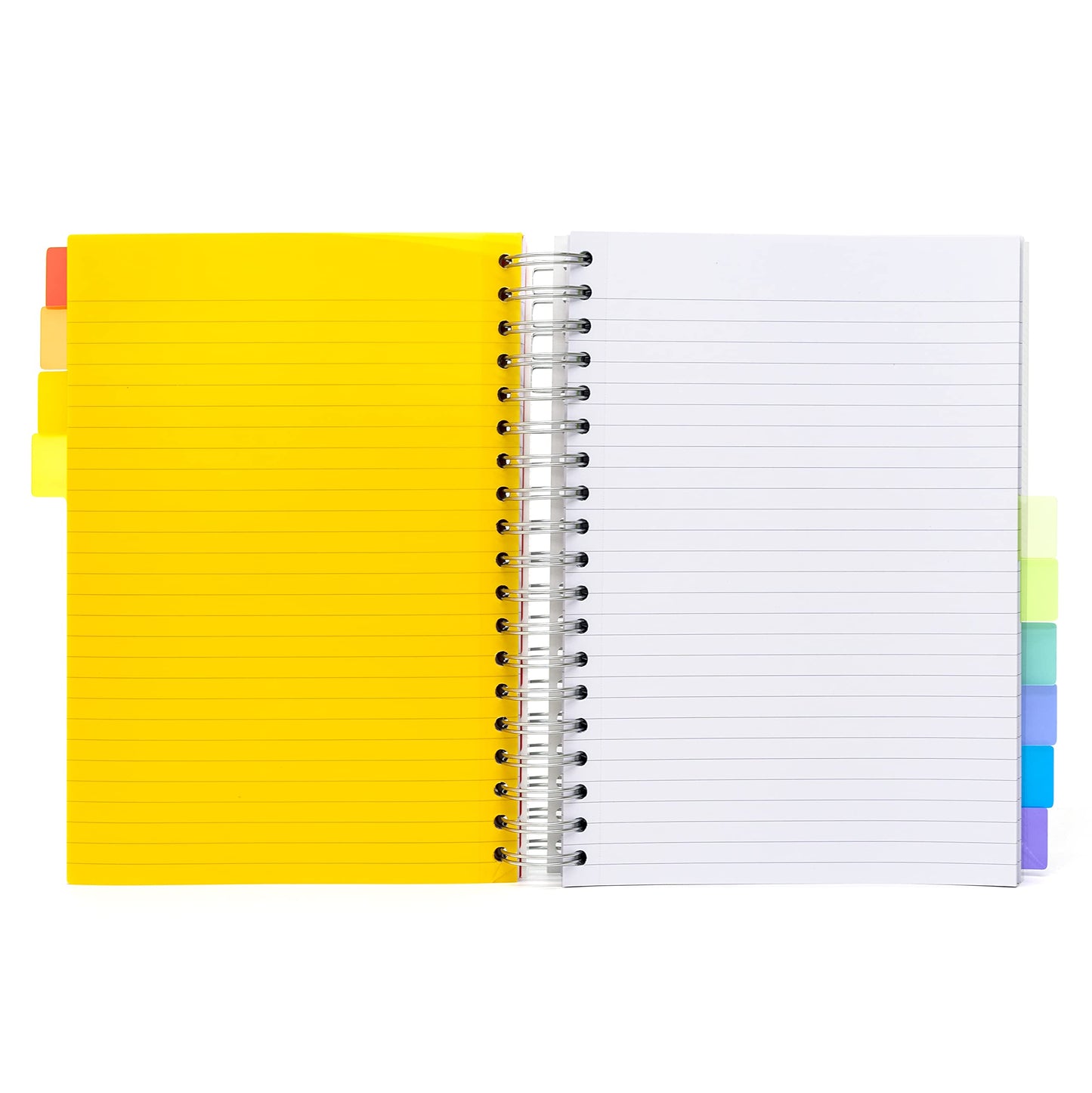 Pukka Pad B5 Subject Notebook with 10 Repositionable Dividers for Organization – 400 Perforated Pages of 80GSM Paper – 200 Sheet Notebook for School, Office, and Home – White, 7.48 x 9.84in