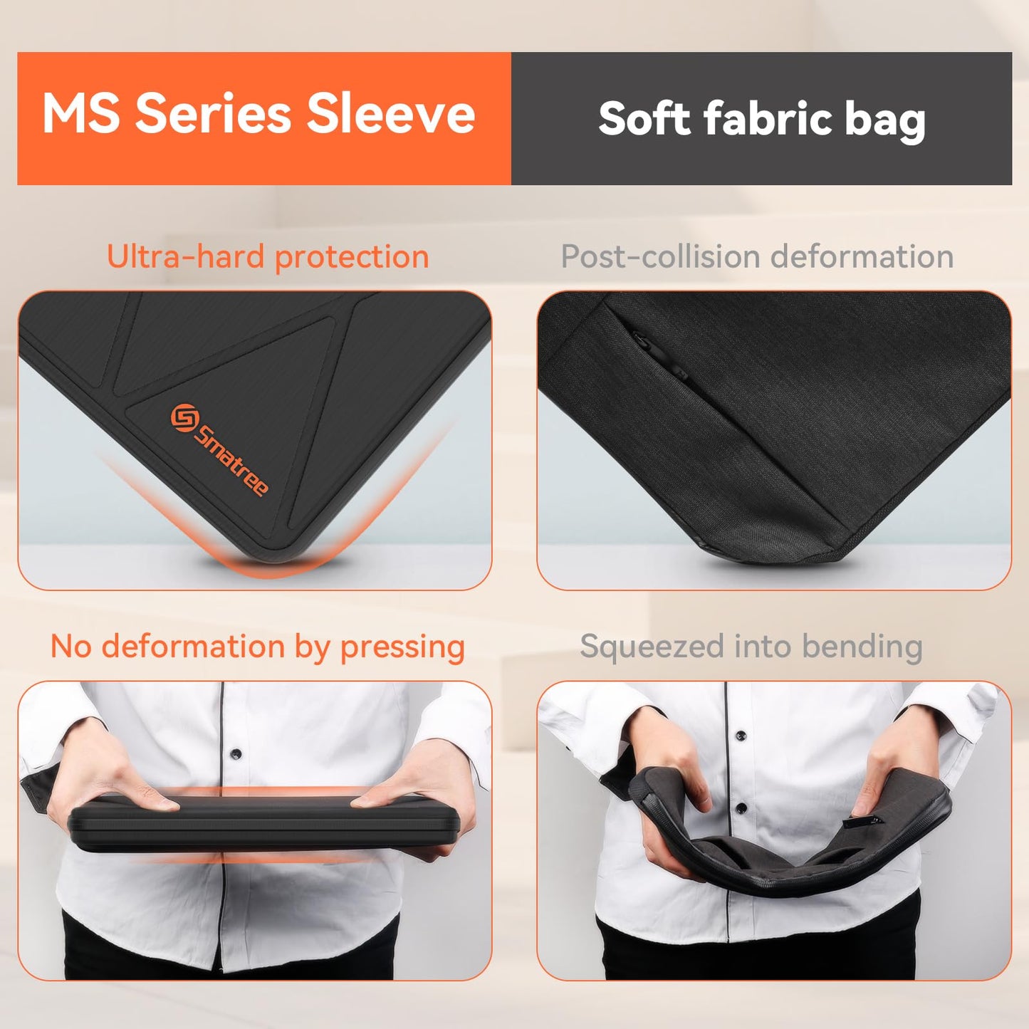 Smatree MS49T Hard Protective 14 inch Laptop Sleeve Case Compatible for DELL XPS 14/Latitude/14 Premium, Lenovo IdeaPad/ThinkBook, HP Elite/Elitebook/ProBook, ASUS Vivobook, MSI/ACER/GIGABYTE