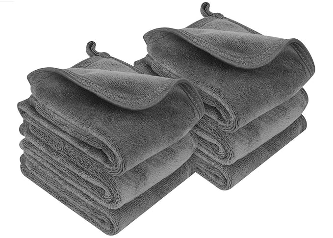 SUNLAND Microfiber Face Makeup Remover Cloths Reusable Facial Cleaning Towel