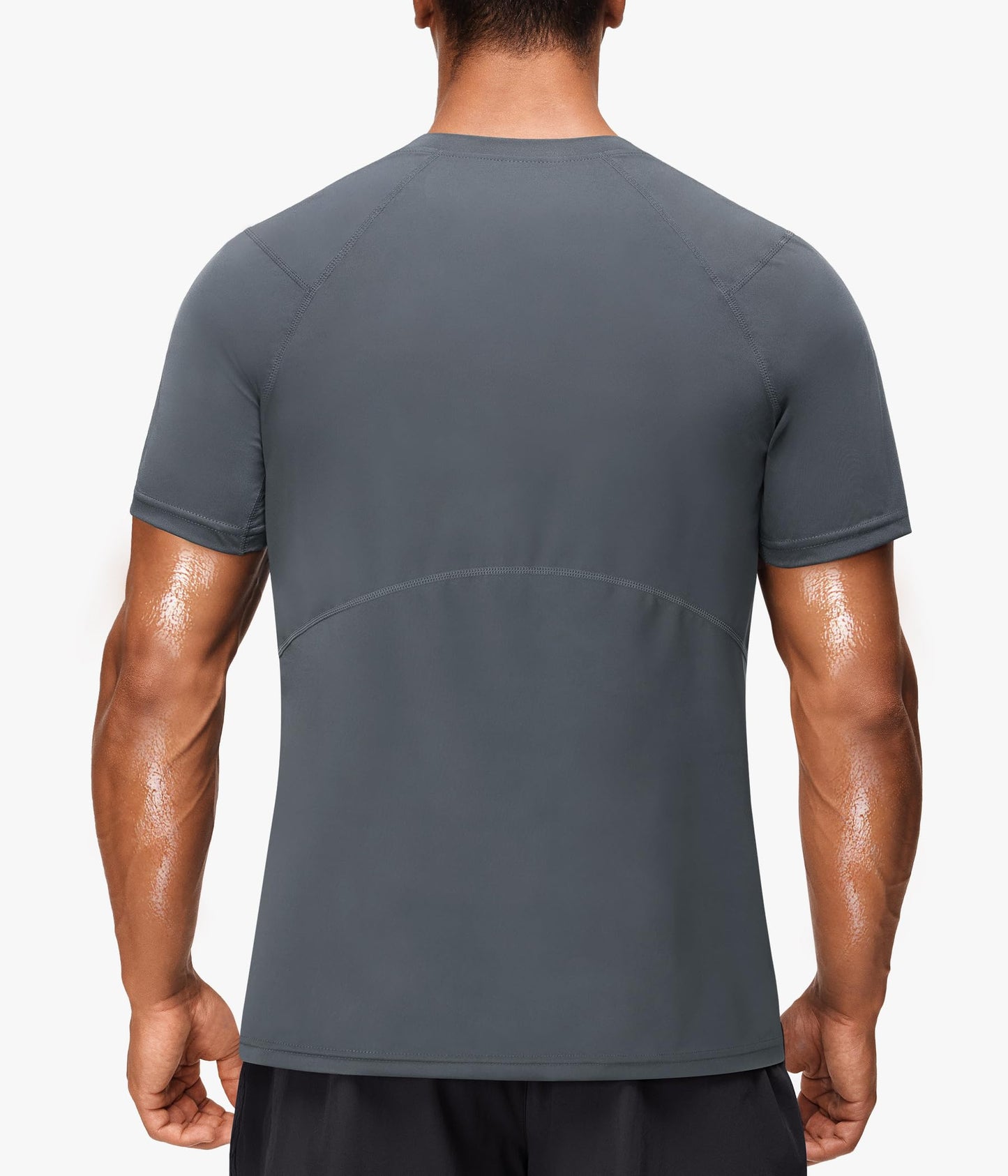 Junlan Sauna Shirt for Men Waist Trainer Vest Gym Top for Running Training