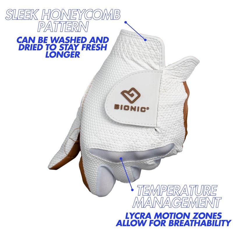 Bionic Women's RelaxGrip 2.0 DX Golf Glove, Right Hand, X-Large