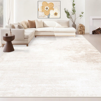 Area Rugs 10x14 Living Room: Washable Rug Modern Abstract Large Rugs Soft Non Slip Neutral Rug Stain Resistant Indoor Carpet for Bedroom Kitchen Dining Room Home Office Rugs(Beige, 10'x14')