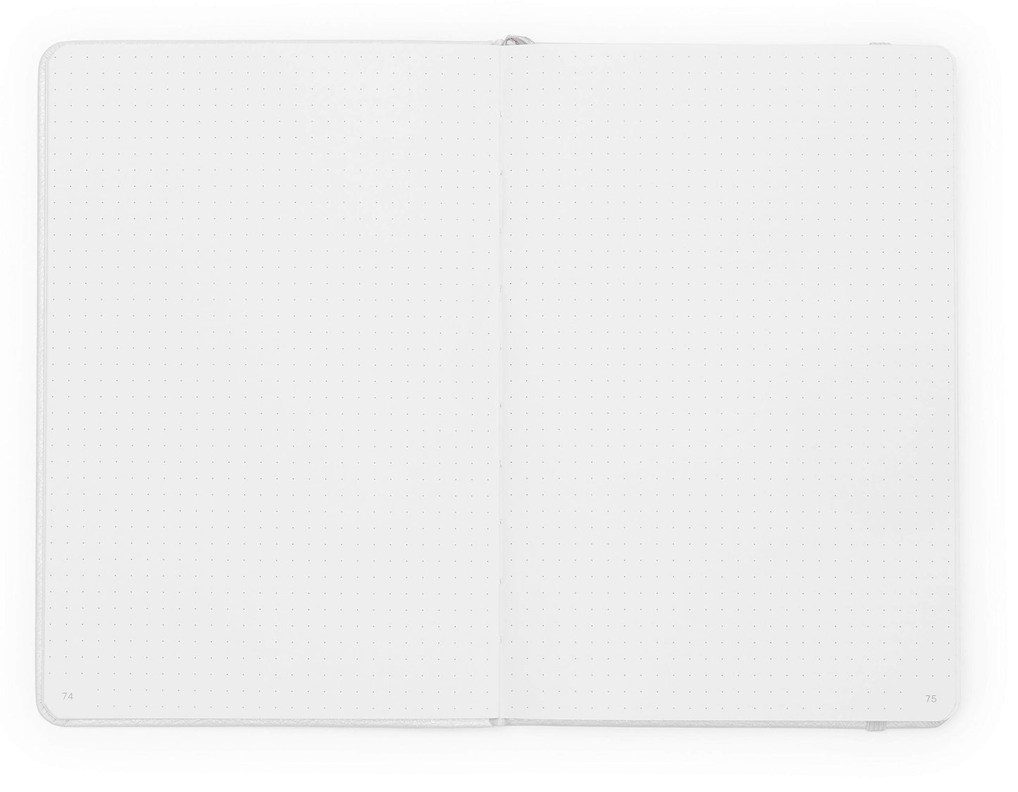 Minimalism Art, Premium Hard Cover Notebook Journal, Classic 5" x 8.3", 122 Numbered Pages, Gusseted Pocket, Ribbon Bookmark, Extra Thick Ink-Proof Paper 120gsm, San Francisco (Dotted, Amber Yellow)