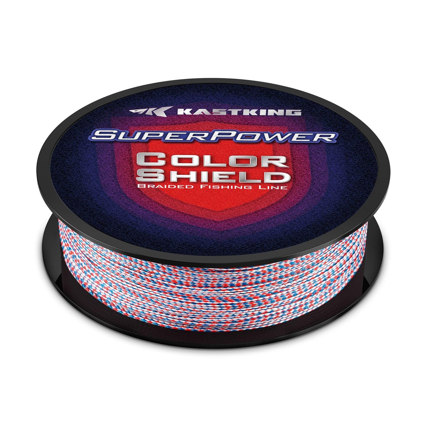 KastKing Superpower ColorShield Braided Fishing Line, Freedom, 65LB, 300Yards, X4