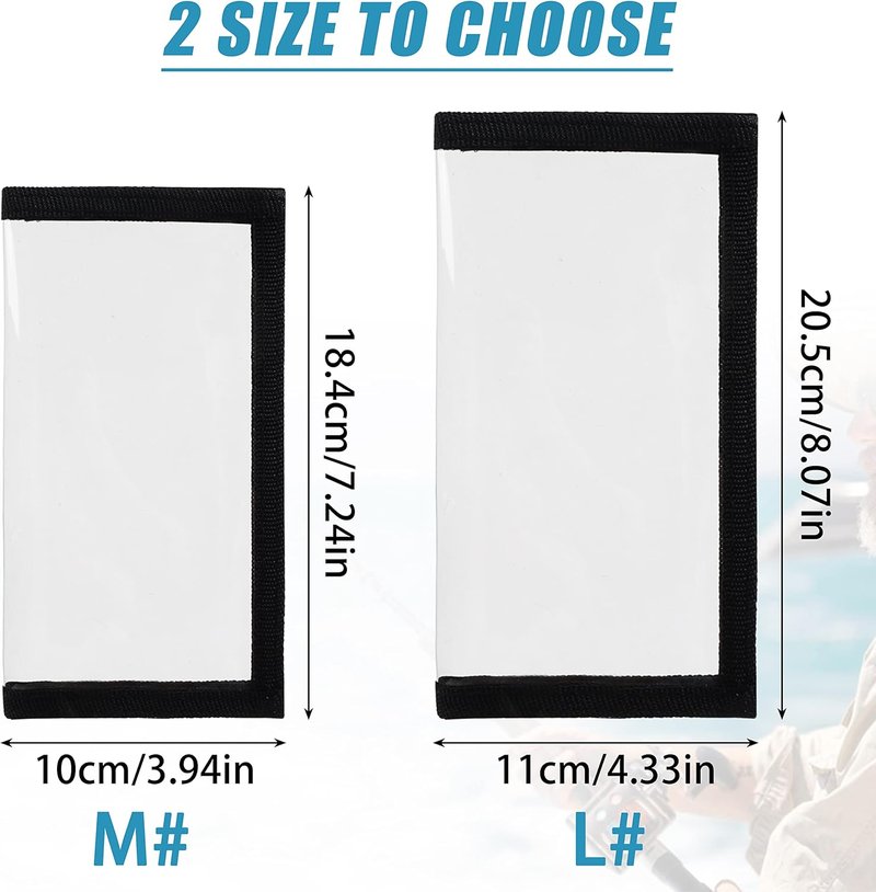 Fishing Lure Wraps - Durable Clear PVC Covers for Safe Bait Storage | 5/10 Pack