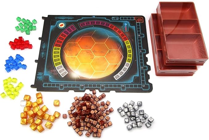 Stronghold Games Terraforming Mars Ares Expedition Card Game Collectors Edition 1 to 4 players Orange