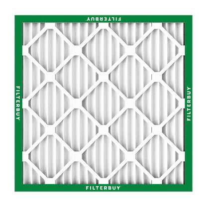 Filterbuy 20x20x1 Air Filter MERV 8 Essential Dust & Allergy Defense (12-Pack), Electrostatic Pleated HVAC AC Furnace Filters Replacement, Made in USA (Actual Size: 19.50 x 19.50 x 0.75)