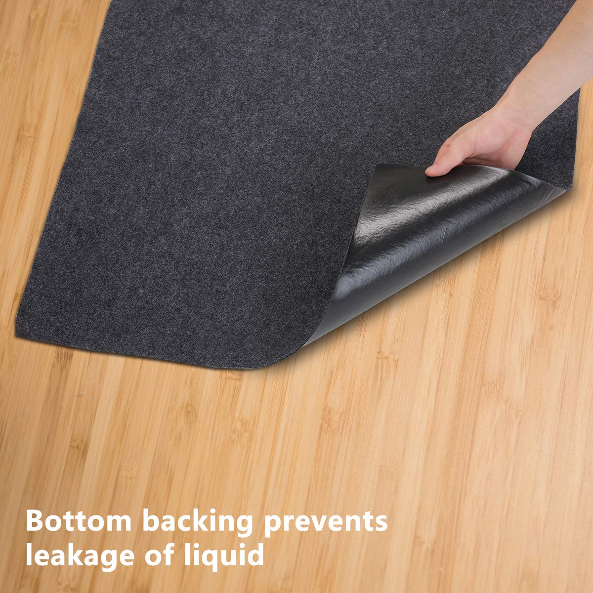 Foot Spa Mat,for Floor Surface/Absorbent mat Lightweight Washable Floor Mat，Under the Foot Spa Mat，Multifunctional Home Appliance，Back Non-Slip (36" x 36")